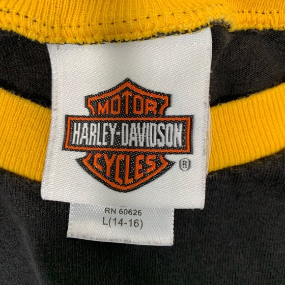 Harley-Davidson Kids size L (14-16) Sleeveless T Shirt Top - Picture 6 of 6